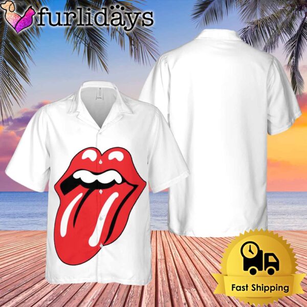 The Rolling Stones Big Tongue Hawaiian Shirt
