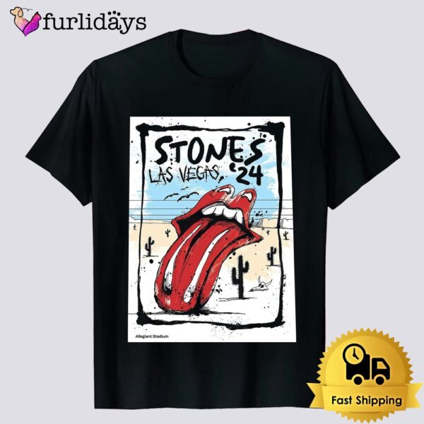 The Rolling Stones Official Poster For The Show At Allegiant Stadium In Las Vegas NV Unisex T-Shirt