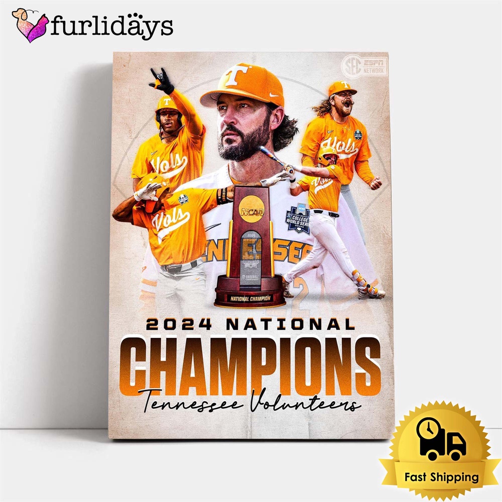 The Tennessee Volunteers Are National Champs For The First Time In NCAA History Poster Canvas
