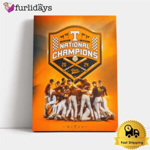The Tennessee Volunteers Are The National Champions 2024 Poster Canvas