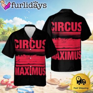 Travis Scott Circus Maximus Black And Red Color 2024 Hawaiian Shirt
