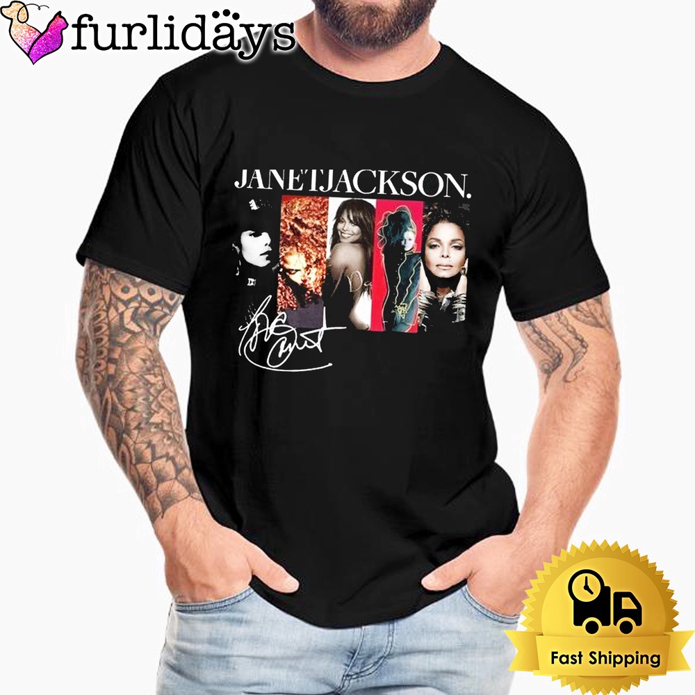 Vintage Janet Jackson Signature Together Again 2024 Tour Unisex T-Shirt