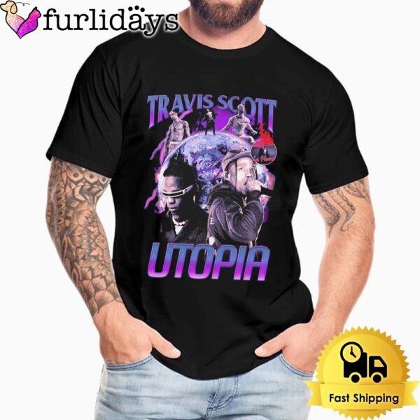 Vintage La Flame Travis Scott Utopia Unisex T-Shirt