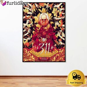 311 Tour In Indianapolis IN On July 23 2024 Poster Canvas