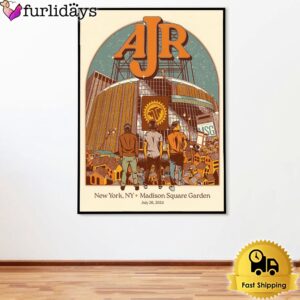 AJR Tour At Madison Square Garden New York NY On July 26 2024 Poster Canvas