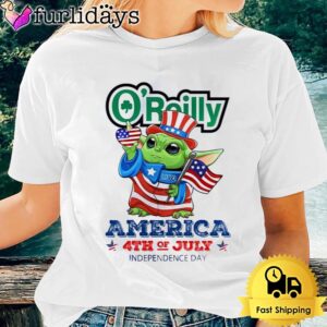 Baby Yoda O’reilly America 4th Of July Unsiex T-Shirt