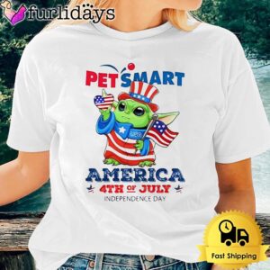 Baby Yoda Petsmart America 4th Of July Unsiex T-Shirt