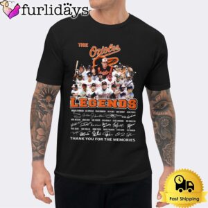 Baltimore Orioles Legends Signature Thank You For The Memories Unisex T-Shirt