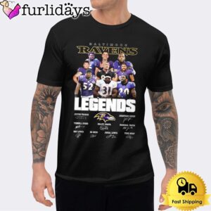 Baltimore Ravens Legendary History Signature Unisex T-Shirt