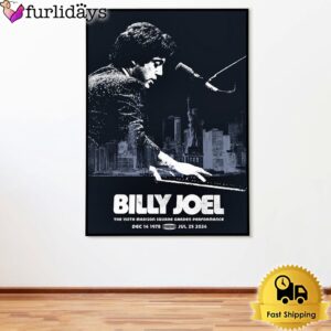 Billy Joel July 25 2024 Madison Square Garden In New York NY Poster Canvas