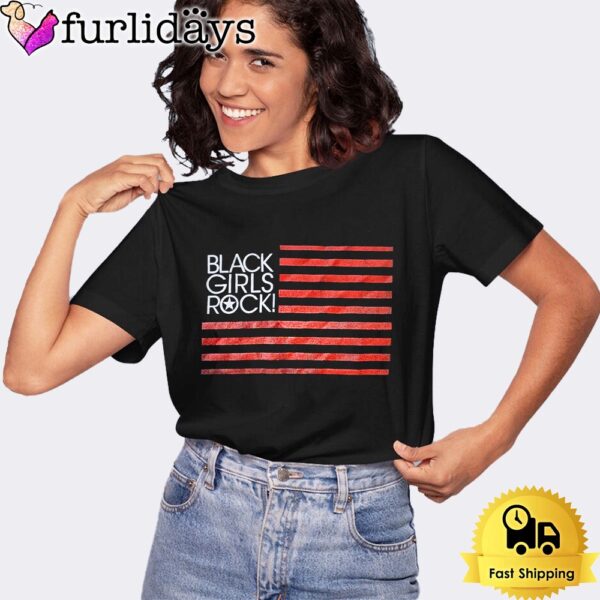 Black Girls Rock America Flag T-Shirt