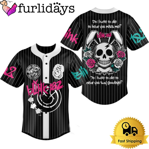 Blink 182 Crappy Punk Rock Baseball Jersey