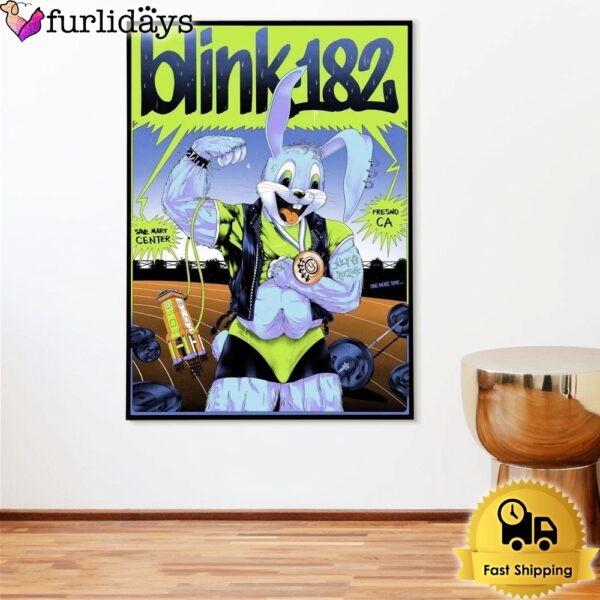 Blink 182 Save Mart Center Tour At Fresno CA July 2024 Canvas Poster
