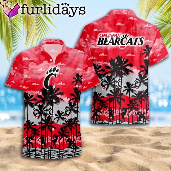 Cincinnati Bearcats Palms Tree Hawaiian Shirt