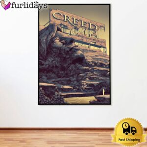 Creed Concert At PNC Music Pavilion In Charlotte NC On July 24 2024 Poster Canvas