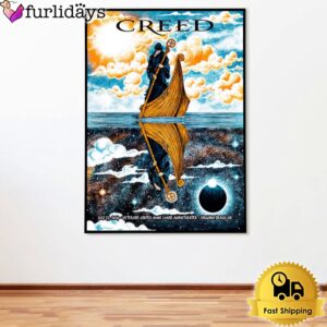 Creed Live At Virginia Beach VA On July 27 2024 Poster Canvas