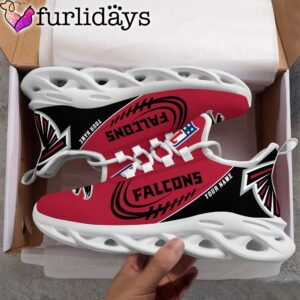 Custom Name NFL Atlanta Falcons Clunky Max Soul Shoes