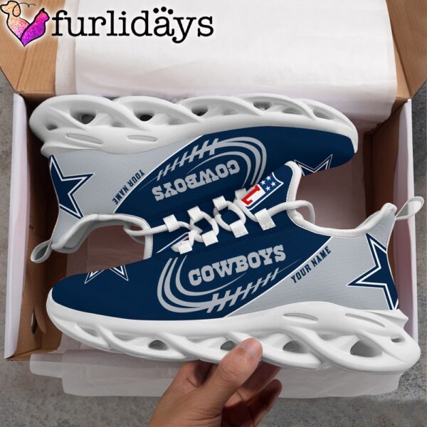 Custom Name NFL Dallas Cowboys Clunky Max Soul Shoes