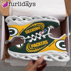 Custom Name NFL Green Bay Packers Clunky Max Soul Shoes