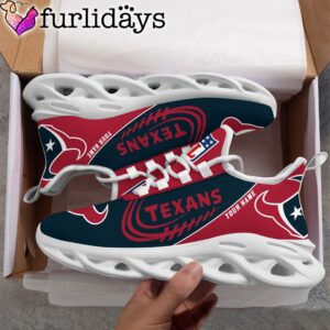 Custom Name NFL Houston Texans Clunky Max Soul Shoes