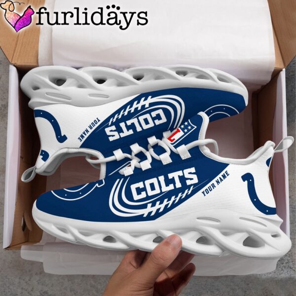 Custom Name NFL Indianapolis Colts Clunky Max Soul Shoes
