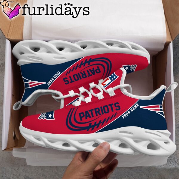 Custom Name NFL New England Patriots Clunky Max Soul Shoes