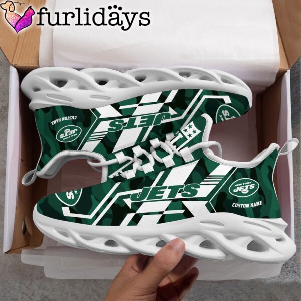 Custom Name NFL New York Jets Clunky Max Soul Shoes
