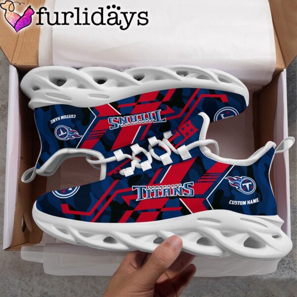 Custom Name NFL Tennessee Titans Clunky Max Soul Shoes