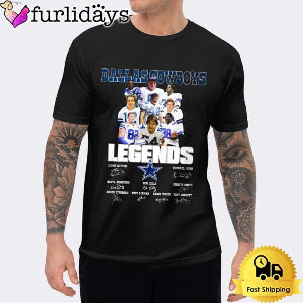 Dallas Cowboys Legendary History Signature Unisex T-Shirt