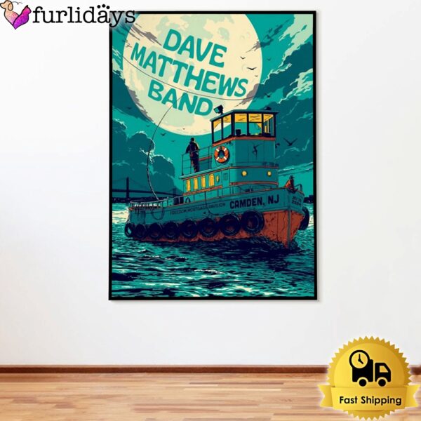 Dave Matthews Band At Freedom Mortgage Pavilion Camden NJ On July 20 2024 Poster Canvas