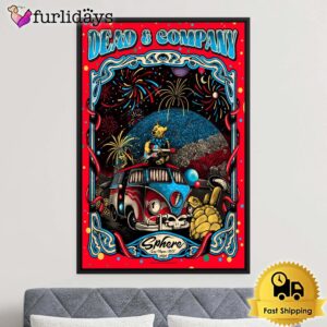 Dead And Company Gig Tour Sphere Las Vegas Nevada Celebrate 2024 Poster Canvas