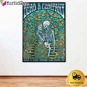 Dead And Company Live At Sphere Las Vegas Weekend 8 Concert July 2024 Poster Canvas