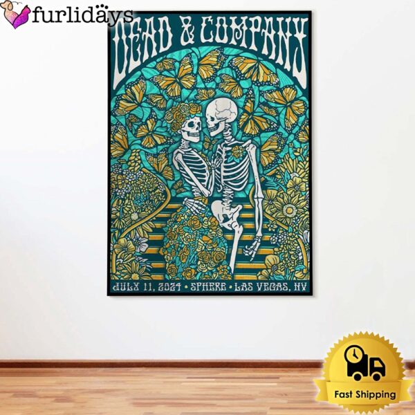 Dead And Company Live At Sphere Las Vegas Weekend 8 Concert July 2024 Poster Canvas
