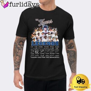 Detroit Tigers Legends Thank You For The Memories Unisex T-Shirt