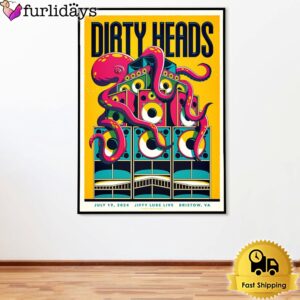 Dirty Heads At Jiffy Lube Live In Bristow VA On July 19 2024 Poster Canvas