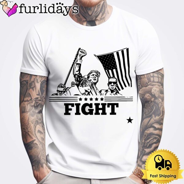 Donald Trump Fights For Freedom Unisex T-Shirt
