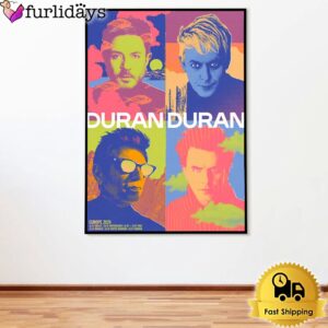 Duran Duran Europe 2024 Tour Poster Canvas