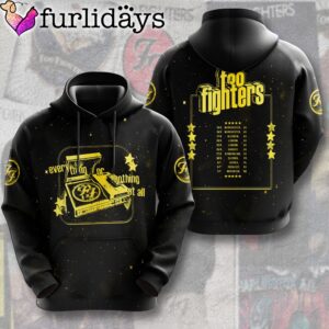 Foo Fighter Schedule Tour 2024 All Over Print Hoodie