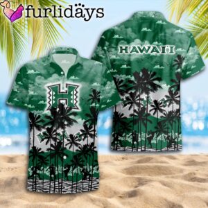 Hawaii Rainbow Warriors Palms Tree Hawaiian…