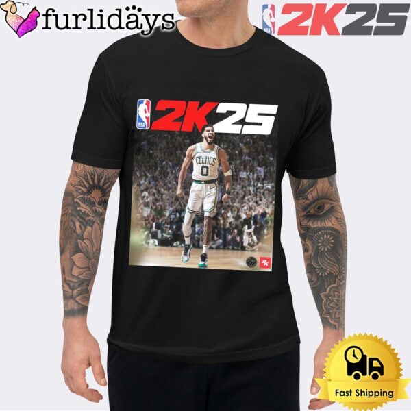 Jayson Tatum Of Boston Celtics Is NBA 2K25 Officially Cover Unisex T-Shirt