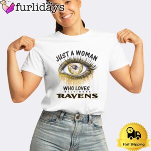 Just Woman Baltimore Ravens Unisex T-Shirt