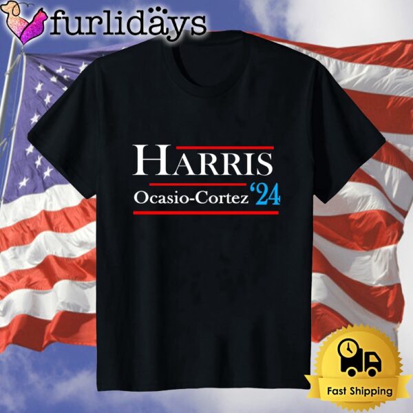 Kamala Harris Alexandria Ocasio-Cortez 2024 President Vote Unisex T-Shirt