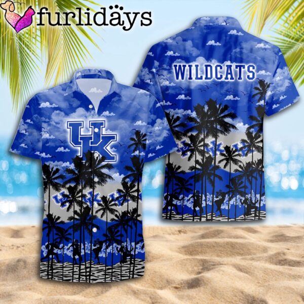 Kentucky Wildcats Palms Tree Hawaiian Shirt