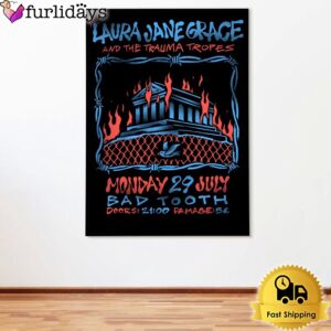 Laura Jane Grace At Bad Tooth Athens Greece On July 29 2024 Poster Canvas