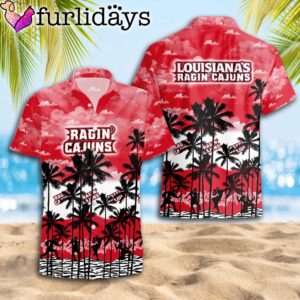 Louisiana Ragin Cajuns Palms Tree Hawaiian…