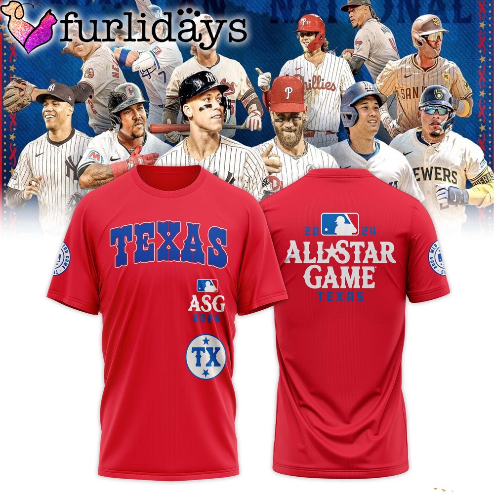 MLB All-Star 2024 ASG Texas All Over Print T-Shirt