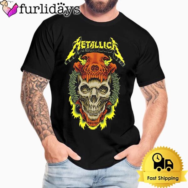 Metallica M72 World Tour 2024 Merch Pop Up Shop M72 Munich Art By Pitchgrim Unisex T-Shirt