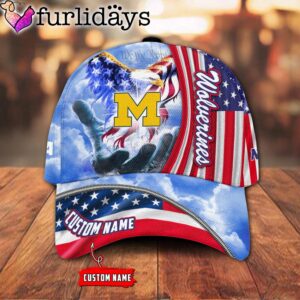 Michigan Wolverines NCAA Under God Eagle…