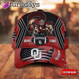 NCAA Oklahoma Sooners Football Custom Name Baseball Cap