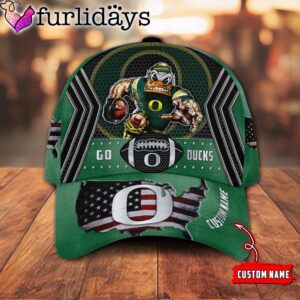 NCAA Oregon Ducks Football Custom Name Baseball Cap